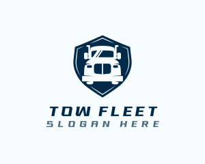 Truck Shield Logistics logo design