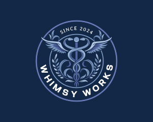 Medical Pharmaceutical Caduceus Logo