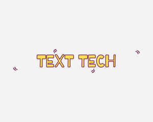 Playful Cartoon Text logo design