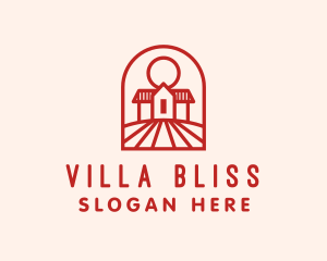 Red Villa House Yard logo