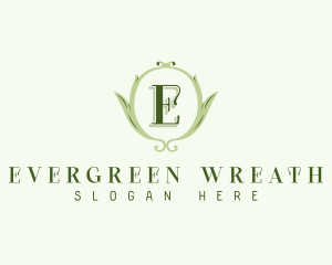 Luxury Botanical Crest logo design