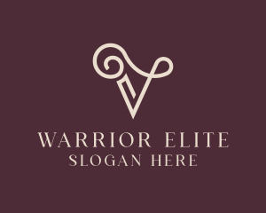 Elegant Letter V  Logo