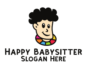 Happy Painter Boy  logo design