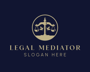 Justice Scale Law logo design