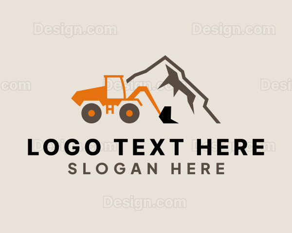 Wheel Loader Contractor Logo