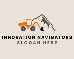 Wheel Loader Contractor Logo