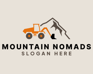 Wheel Loader Contractor logo design