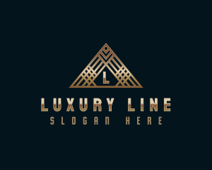 Luxury Pyramid Triangle logo design