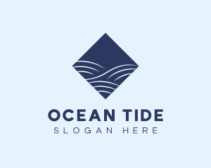Wave Ocean Resort logo design