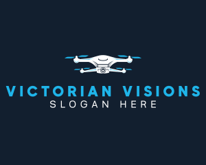 Drone Surveillance Camera logo design