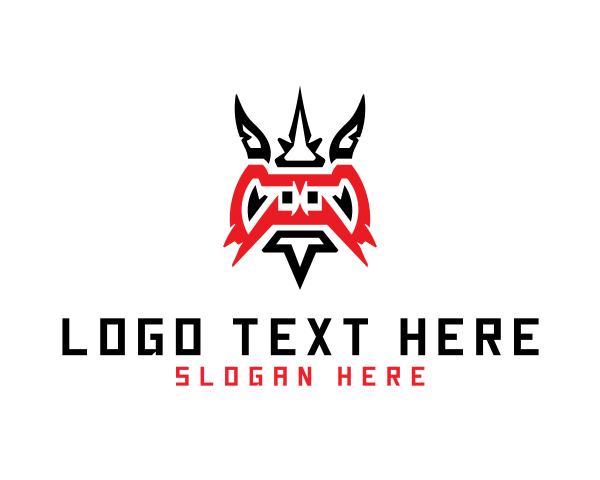 Dragon Head logo example 2