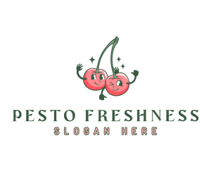 Fruit Cherry Juice logo design