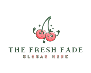 Fruit Cherry Juice logo design