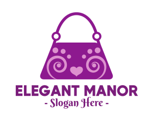 Fancy Purple Bag logo design