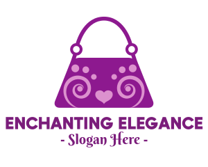 Fancy Purple Bag logo design