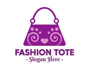 Fancy Purple Bag logo