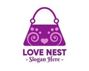 Fancy Purple Bag logo design