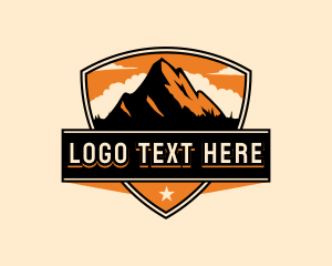 Exploration - Mountain Outdoor Exploration logo design