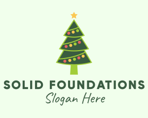 Holiday Christmas Tree logo