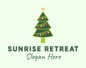 Holiday Christmas Tree logo