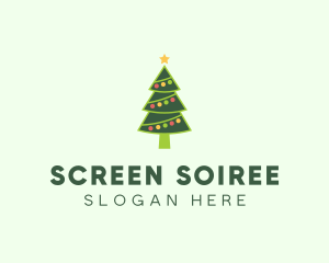 Holiday Christmas Tree logo design