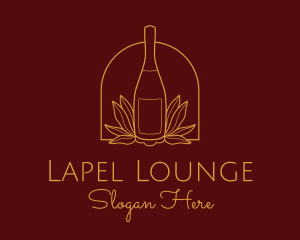 Wine Bottle Drink  logo design