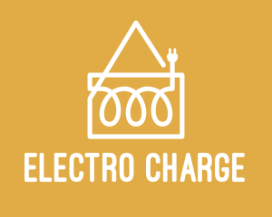 Electric Plug House  logo design