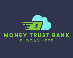 Express Money Changer Cloud logo design