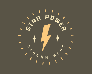 Spark Electric Power Energy logo design