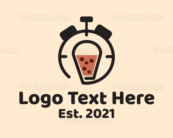 Boba Tea Timer Logo