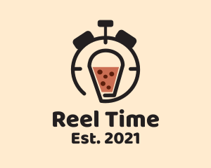 Boba Tea Timer  logo design