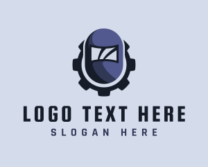 Industrial Welding Helmet logo design