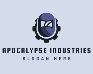 Industrial Welding Helmet logo design