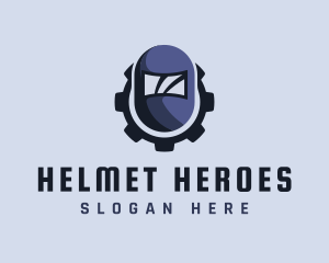 Industrial Welding Helmet logo design