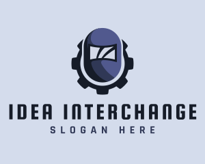 Industrial Welding Helmet logo design