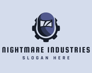 Industrial Welding Helmet logo design