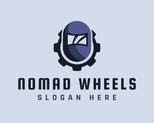 Industrial Welding Helmet logo design