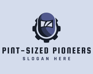 Industrial Welding Helmet logo design