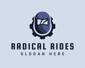 Industrial Welding Helmet logo design