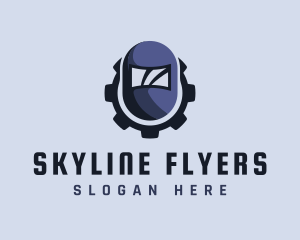 Industrial Welding Helmet logo design