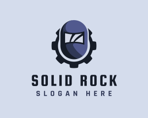 Industrial Welding Helmet logo design