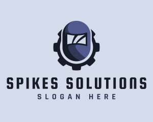 Industrial Welding Helmet logo design