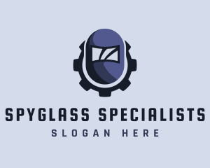 Industrial Welding Helmet logo design