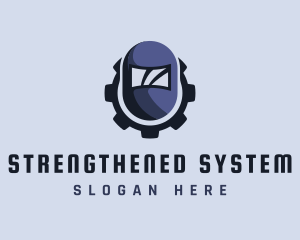 Industrial Welding Helmet logo design