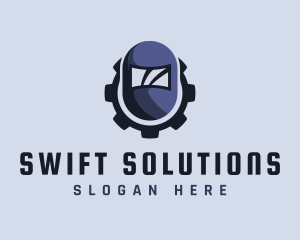 Industrial Welding Helmet logo design