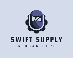 Industrial Welding Helmet logo design