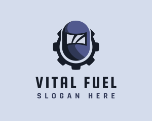 Industrial Welding Helmet logo design