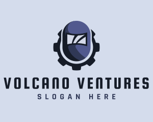 Industrial Welding Helmet logo design