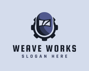 Industrial Welding Helmet logo design