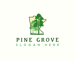 Minnesota Norway Pine logo design